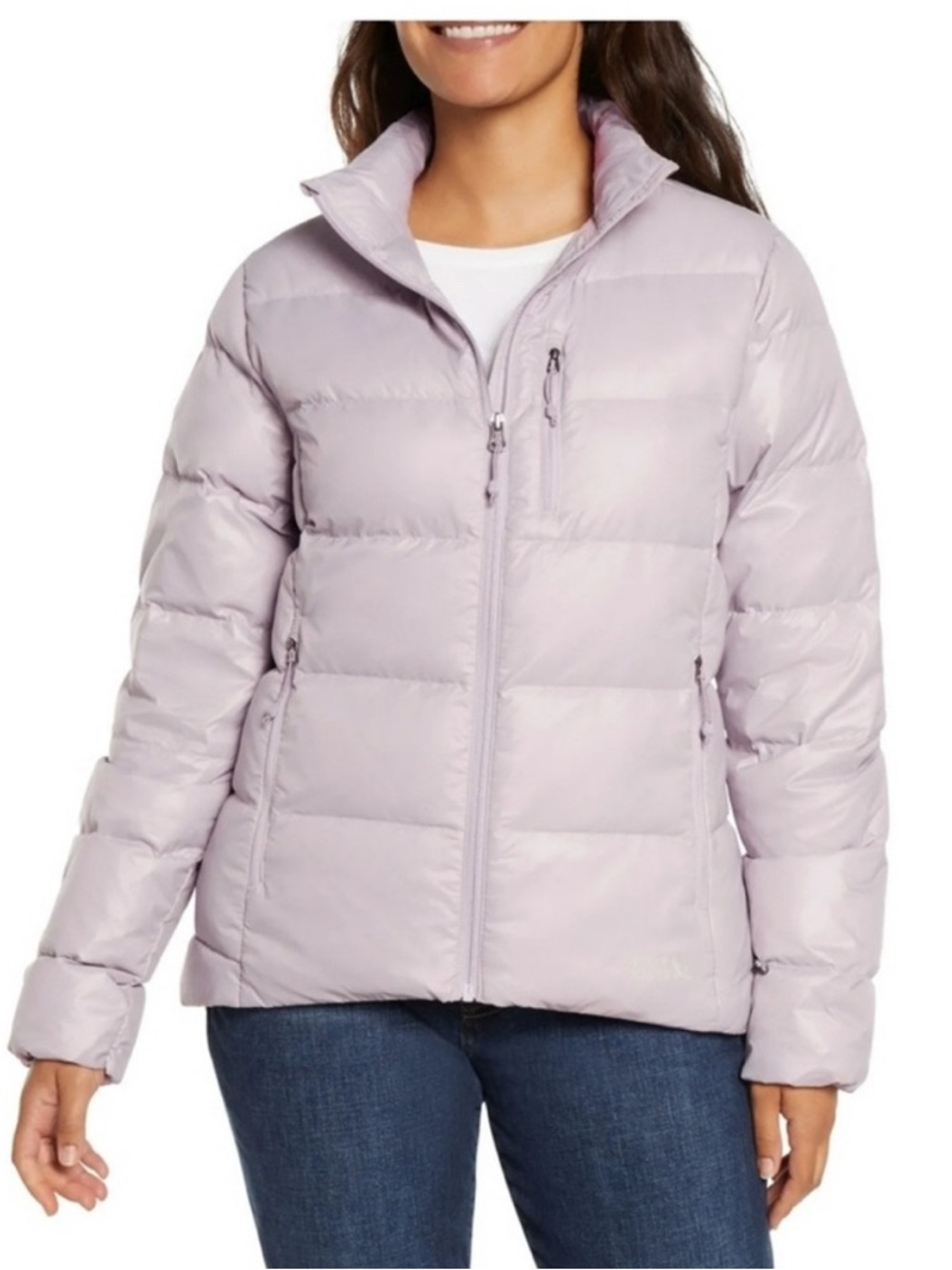 Eddie Bauer Women’s Packable Down Puffer Jacket in Lilac Lightweight. Size Small